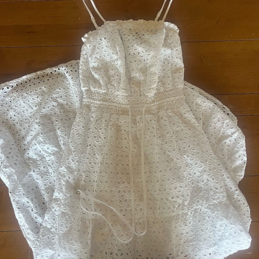 INC Women's White Eyelet Sundress (Size XS) New With Tags!